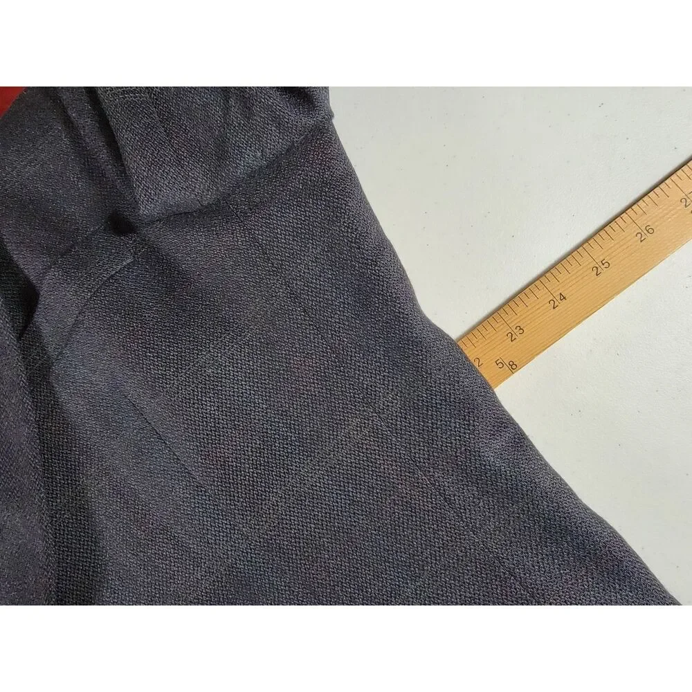 Mark Shale Windowpane Black Suit Jacket Sport Coat Blazer - 42XL